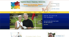 Desktop Screenshot of creativewealthfinancial.com